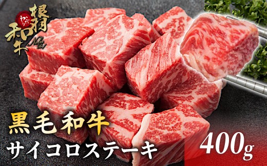 大人気！国産黒毛和牛 根羽こだわり和牛 サイコロステーキ 400g 和牛 サーロイン リブロース カタロース ステーキ 霜降り 赤身 ステーキ  和牛 肉 牛肉 国産 黒毛和牛 角切り コロコロ 牛肉ステーキ ステーキ肉 塊肉 数量限定 さいころ サイコロカット ブランド牛 長野県 根羽村 極上 特選 絶品 高級 高品質 大人気 冷凍 10000円