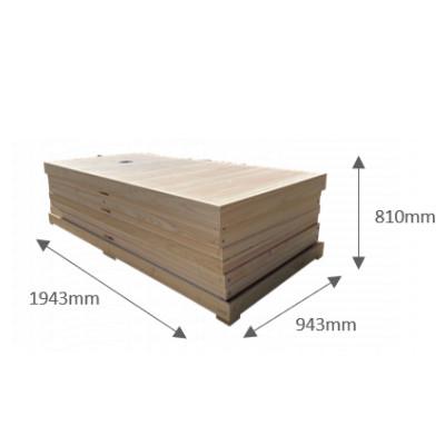 ふるさと納税 佐倉市 【創業90周年】国産ヒノキの組立式サウナ HINOKI DIY SAUNA-蒼-(1坪タイプ) |  | 03