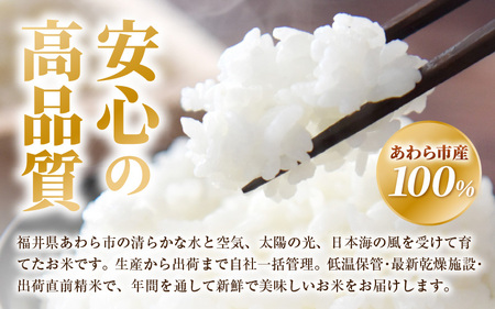 【令和7年産・新米】定期便 ≪6ヶ月連続お届け≫ あきさかり 精米 10kg × 6回（計60kg） ／ 福井県産 ブランド米 ご飯 白米 お米 コメ 新鮮 新米 [aw012-l004]