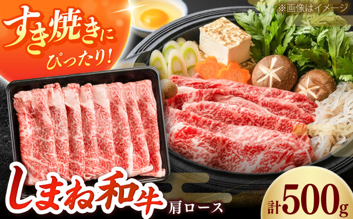 しまね和牛 肩ロース500ｇ（スライス）和牛 牛肉 赤身 焼肉 スライス / 島根県雲南市 / フジキコーポレーション株式会社 [AIEA002]