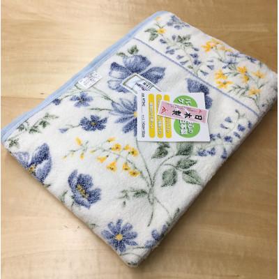 ふるさと納税 泉大津市 【ダブル】丸洗いOK　タオルケット　1枚　ブルー　N-MTD-18052 |  | 01