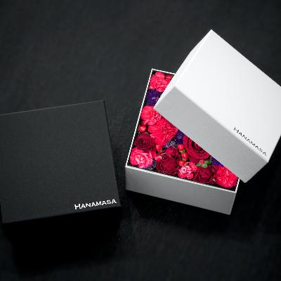 ふるさと納税 小田原市 BOXアレンジメント　レッド系　21cm |  | 01