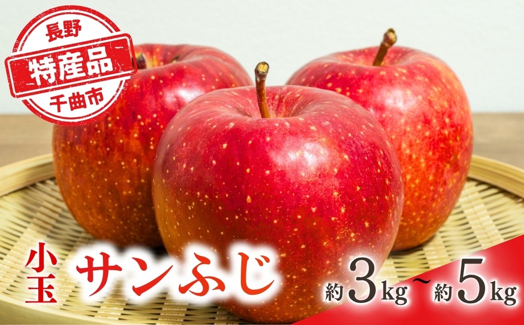 
                  【2026年先行予約】りんご 小玉サンふじ 約3~5kg | 信州りんご 長野りんご リンゴ 林檎 さんふじ サンフジ 千曲市 長野県産 信州
                