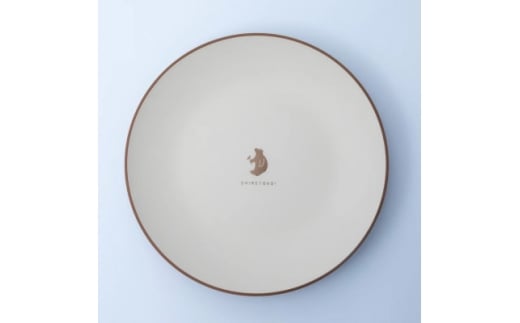 知床トコさんテーブルウェアシリーズ 丸プレート皿 2枚(L)＜ベージュ＞【1689115】