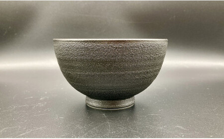 有田焼 伝作窯 黒助茶碗 青海波ペアセット ds002