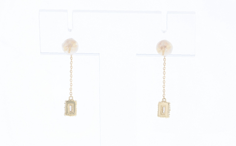 アルカンシェル K18YGダイヤピアス（計 0.26ct） J097
