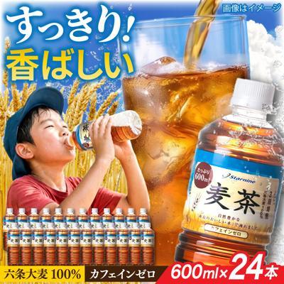 ふるさと納税 糸島市 麦茶 600ml × 24本  糸島市/スターナイン お茶 ペットボトル [ARM005]