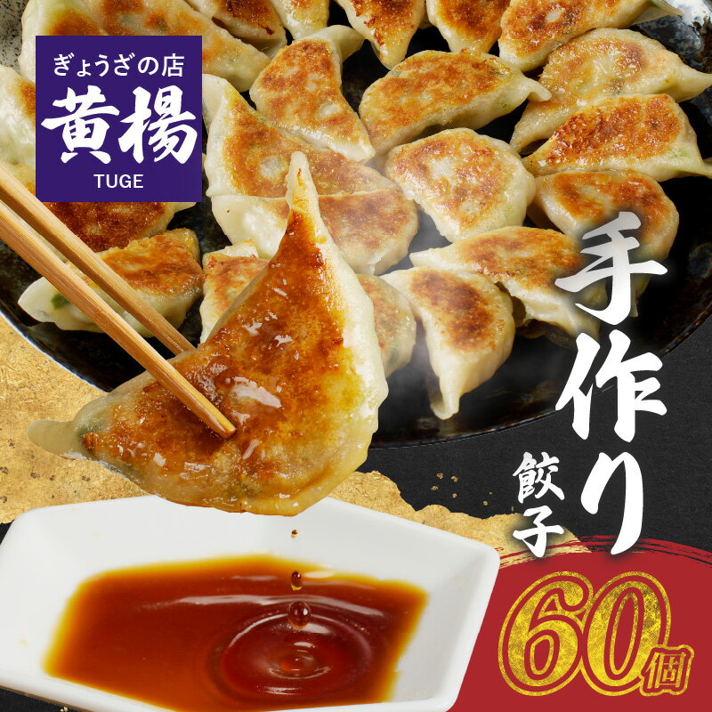 【ふるさと納税】ぎょうざの店 黄楊 手作り餃子 30個 × 2袋 計 60個 手作り 老舗 餃子 専門店 低臭 ニンニク 厳選 野菜 ラード たれ付き 冷凍 焼くだけ 簡単 グルメ 食品 ご飯のお供 中華 惣菜 おかず おつまみ 宮崎県 延岡市 お取り寄せ お取り寄せグルメ 送料無料
