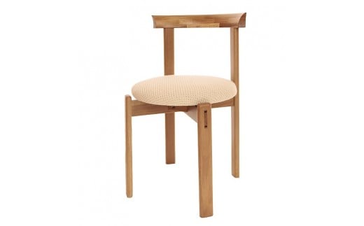 065-001　ラウンドチェアー　布座（ウール）（１脚）