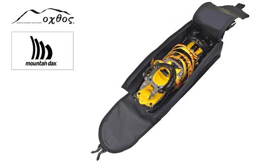 アイゼン ケース 登山用品 アイゼンケース ナイロン 大きく 開く 収納 登山用具 アウトドア アウトドア用品 石川 能登 oxtos オクトス mountain dax マウンテンダックス 登山 トレッキング ハイキング クライミング アイゼン収納 ナイロンケース 雪山 冬山