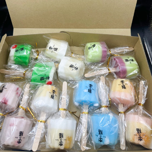 [定期便／3ヶ月ごと4回] 葛アイスバー くヌレ 3箱セット 計168本 (7種14本×3箱×4回) [冷凍]｜溶けないアイス 葛バー 葛キャンディ  くず ギフト インスタ映え [3047]