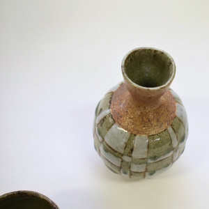 釉彩酒器セット 和食器 徳利 お猪口 陶芸品《受注制作》銚子 お猪口 晩酌 日本酒 おすすめ おしゃれ モダン 陶芸 手作り 食器 陶器 陶芸作家