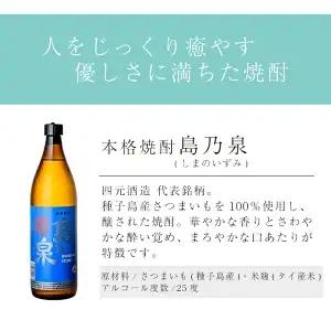 焼酎セットG（島乃泉・島乃泉オリジナルTシャツ） 鹿児島 種子島 芋 お酒 ギフト 四元酒造 【アイショップ西水店】n110-3