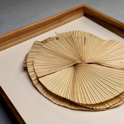 ふるさと納税 伊平屋村 クバの額装KUBANOHOSHI(ホワイト)Lサイズ |  | 02