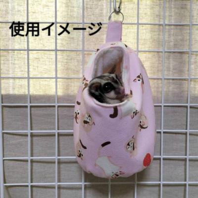 ふるさと納税 掛川市 消臭・洗える!モモンガポーチ&ミニ巾着袋 ピンク |  | 01