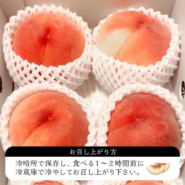 【2027年8月中旬以降より発送】旬の桃おまかせ約2kg・6～9玉（自家製有機肥料・減農薬・化学肥料無使用） 川中島白桃 黄桃 西王母 あかつき