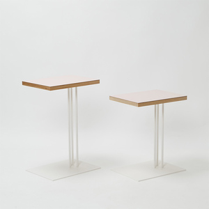 Rectangle side table （レクタングルサイドテーブル） ワークデスク H600 ホワイト_パウダー  EB8-0647