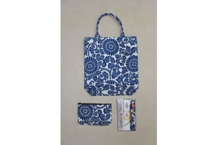 B120（青）オリジナル河内木綿柄和物セット