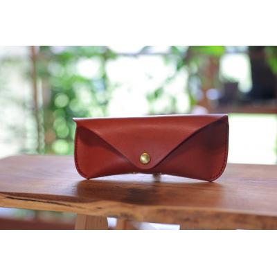 ふるさと納税 和気町 めがねケース(赤)GG-8