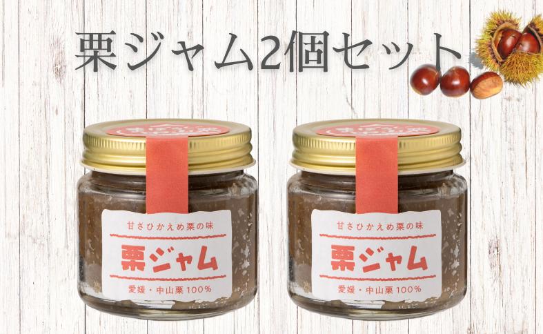 中山町産栗 栗ジャム 2個 ジャム  食パン トースト ホットケーキ 栗 愛媛 伊予市 ｜B197