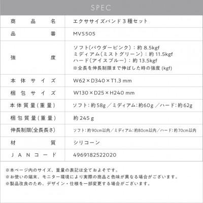 ふるさと納税 高槻市 エクササイズバンド3種セット/MVS505 |  | 03