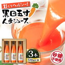 【ふるさと納税】黒田五寸人参ジュース720ml 3本セット / ジュース じゅーす にんじん ニンジン 人参 ニンジンジュース 人参ジュース 野菜ジュース やさいジュース ドリンク 飲料水 / 大村市 / おおむら夢ファームシュシュ[ACAA027]