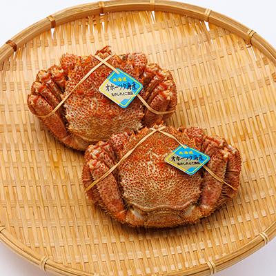 ふるさと納税 斜里町 北海道産　浜茹で毛ガニ　350g前後×2尾 |  | 02