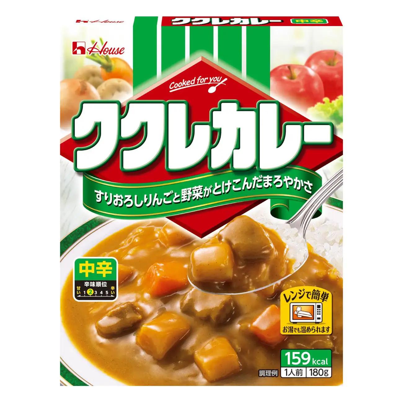 ハウス ククレカレー 中辛 180g 10食 [翔栄通商 愛知県 江南市 ko23btu570050]