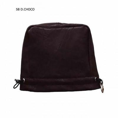 ふるさと納税 名張市 木の庄帆布 公式 国産レザーアイアンカバー 本革C/#58 Dチョコ / 白[53940326]