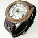 【ふるさと納税】HR24の手作り時計　A（男女兼用）こげ茶　ファッション小物・雑貨・日用品