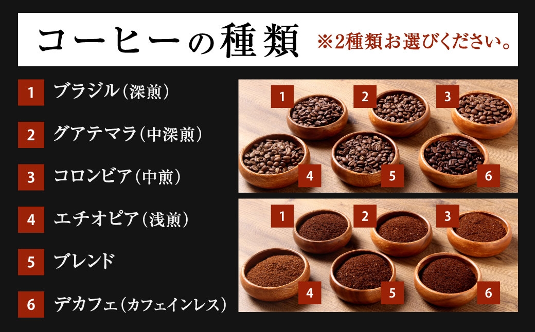 スペシャルティコーヒー190g×2種