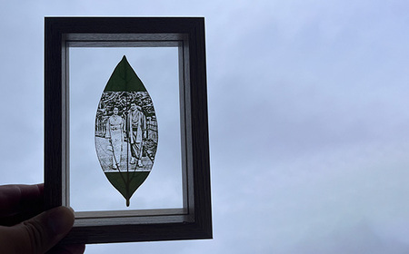 No.132 葉っぱ切り絵