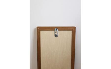 【受注生産】Mirror 05 チェリー/oil finish / 鏡 かがみ ミラー 壁掛け 全身 ウォールミラー 家具 インテリア 身だしなみ おしゃれ 受注 木製 木目調 ナチュラル デザイン 
