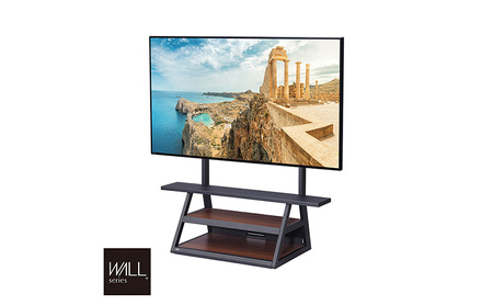 WALL インテリアテレビスタンド M1 CASTER テレビスタンド テレビ台 65インチ対応 自立タイプ 収納性 キャスター付き スマート スタイリッシュ デザイン 独自開発 棚板付き 東京都 大