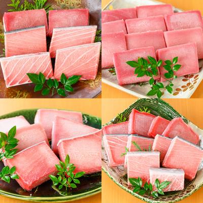 ふるさと納税 いちき串木野市 【4か月定期便】厳選!4種の天然まぐろを食べ比べ! |  | 01