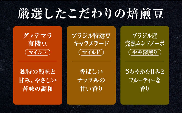 【全12回定期便】直火焙煎だから出せる香り！コーヒー ドリップパック 6種 48個セット 珈琲 コーヒー ドリップコーヒー 江田島市/Coffee Roast Sereno[XBE048]