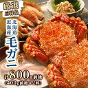 【ふるさと納税】厳選3特品 北海道近海産毛ガニ 400g前後×2杯 海鮮 北海道 八雲町_ 毛ガニ かに カニ 蟹 毛蟹 毛がに 海鮮 魚介 北海道 八雲町 ふるさと 【配送不可地域：離島】【1308069】