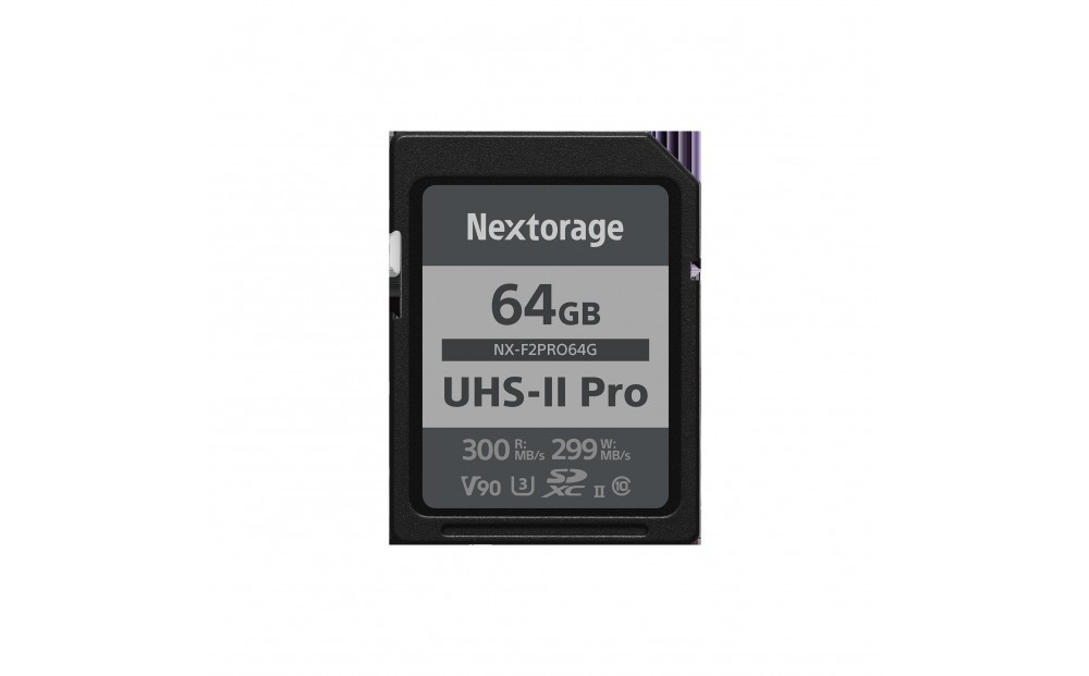 
            NX-F2PROシリーズ UHS-II対応 SDメモリーカード 64GB
          