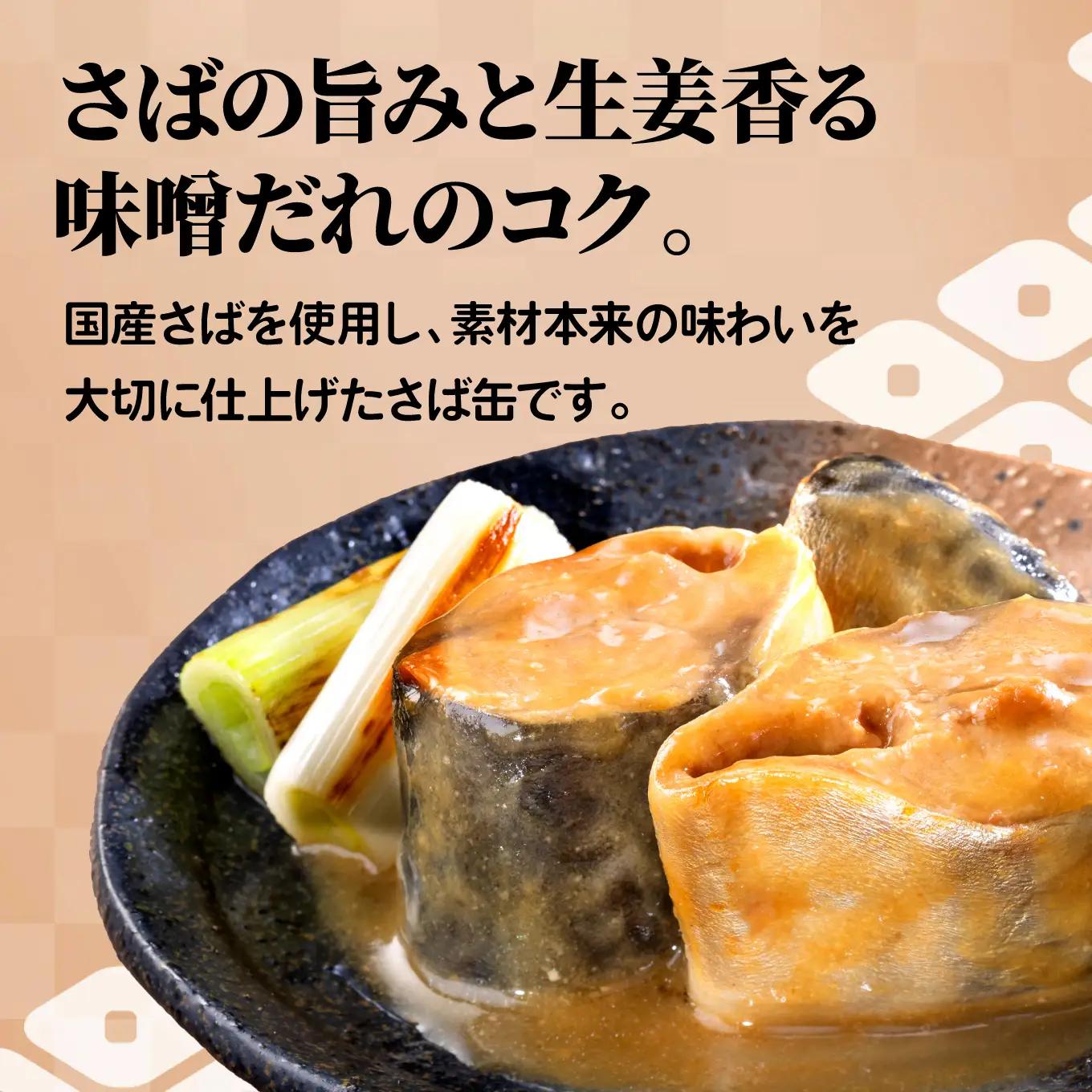 ごはんがうまい！日本のさば缶 味噌煮 150gx24缶　HOKO 宝幸　青森県 八戸市