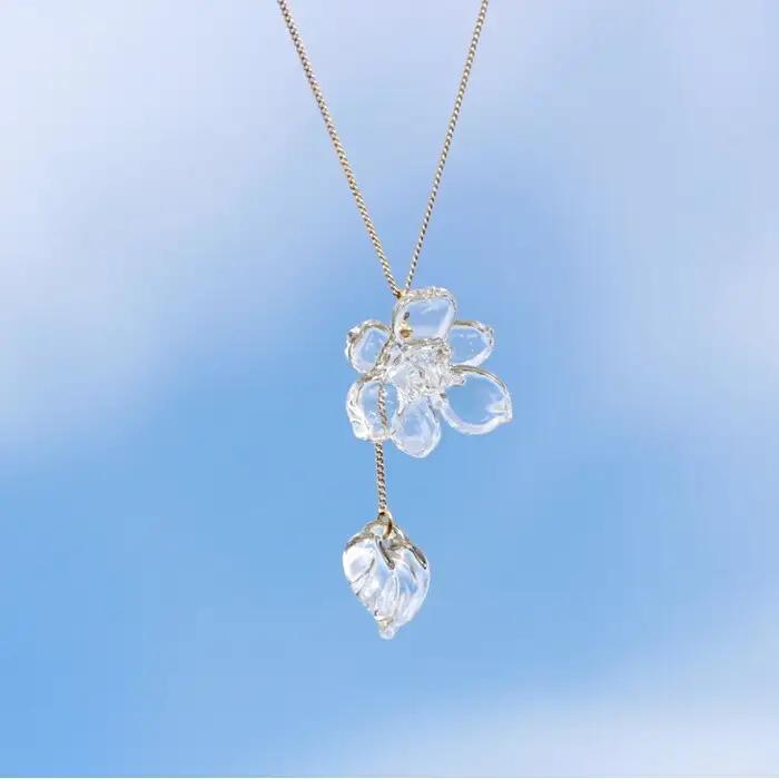 ネックレス iriser ミズアオイ | ネックレス アクセサリー レディース