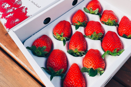 【先行受付 令和8年1月下旬より発送開始】いちごさん さがほのか 大玉いちごセット 9粒から15粒（約350g）【果物 いちご 苺 いちごさん さがほのか】(H101101)