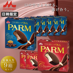 パルム PARM チョコレート アイス 森永乳業 パルム【チョコ×3箱/チョコ&チョコ×6箱 計54本】