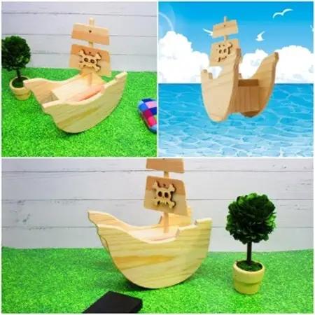 海賊船貯金箱　組み立てキット【1542430】