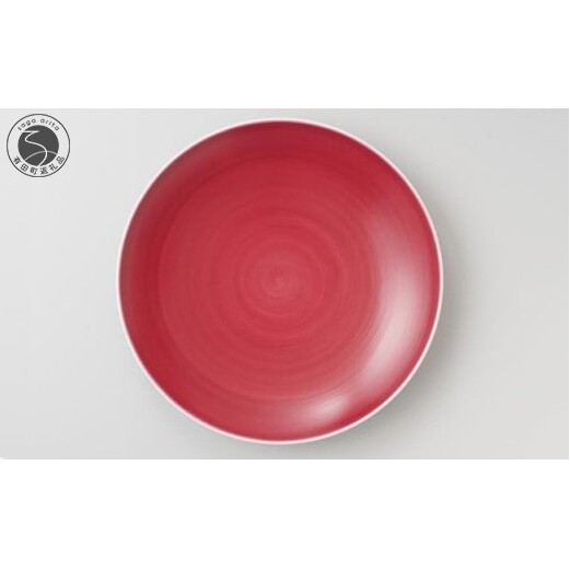 ARITA PORCELAIN LAB (アリタポーセリンラボ) ワインレッド 平皿(大) 有田焼 大皿 赤 cg022