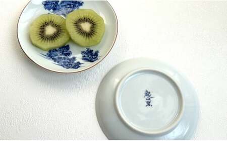 有田焼 山水絵小皿セット（2枚1組）【起山窯】食器 うつわ 器 取り皿 小皿 山水絵 30000円 co015