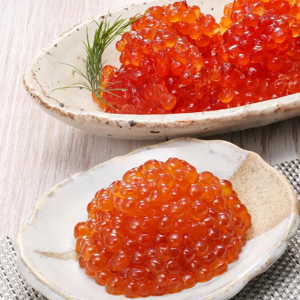 佐藤水産 ご飯のおとも3種④鮭ルイベ 手まり筋子 いくらの鮭魚卵