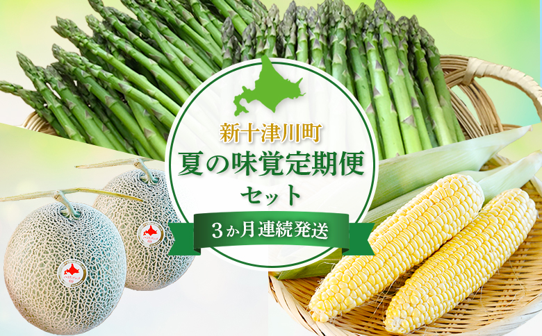 【新十津川町】夏の味覚定期便セット【1203001】