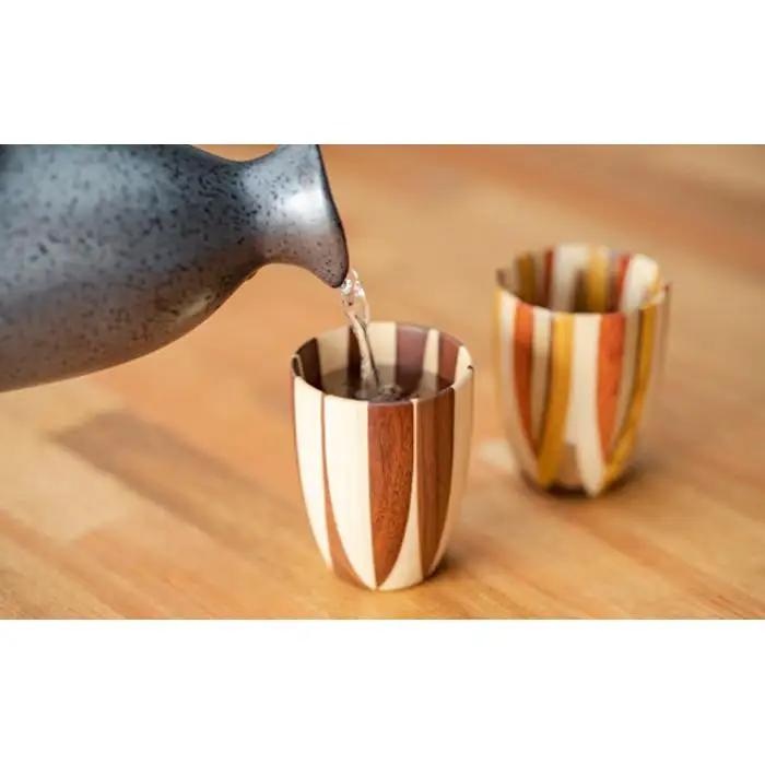 ≪箱根寄木細工≫ぐい呑み（大）［工芸品工芸品］