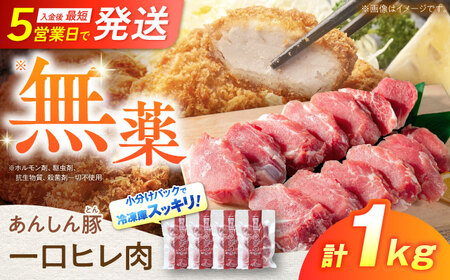 豚ヒレ肉 計1kg 藤井ファーム[AWAF070]豚ヒレ