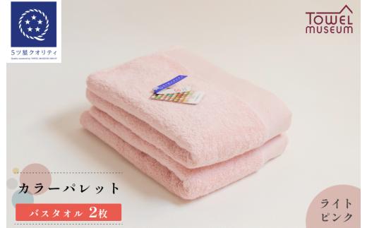 カラーパレット　バスタオル2枚セット（ライトピンク） [I001730BT2LP]